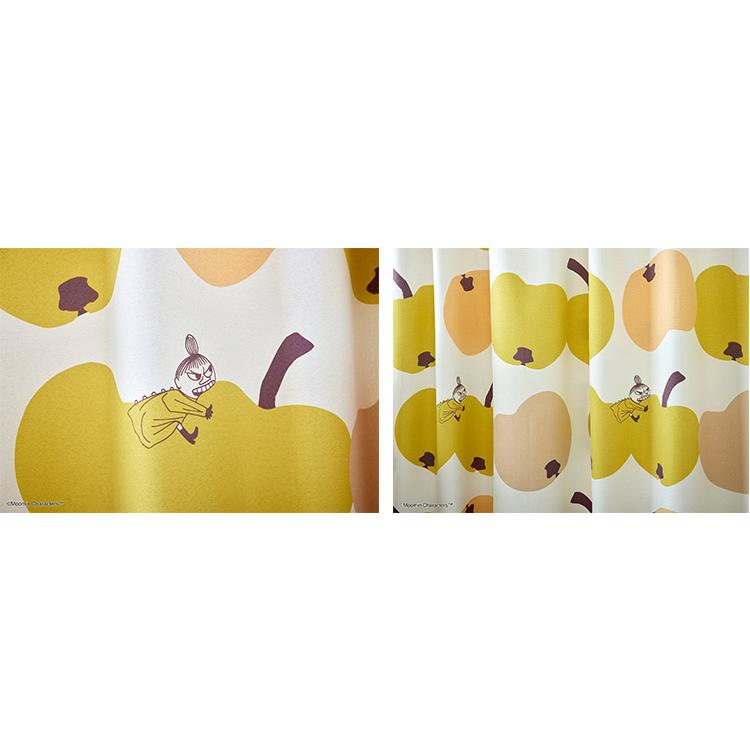 日本製 カーテン ムーミン MOOMIN リトルミイ 2級遮光 かわいい 可愛い