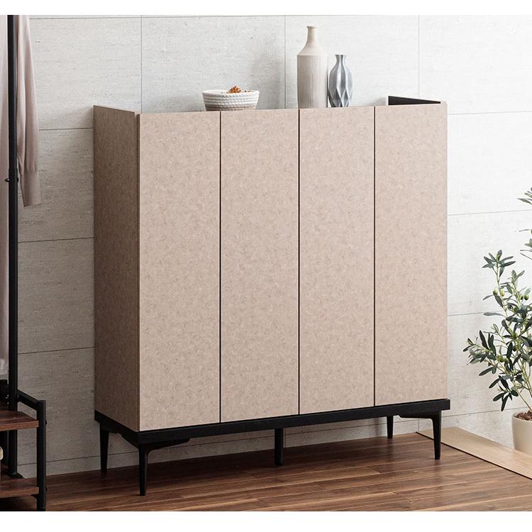 下駄箱 靴箱 国産 日本製 大川家具 幅100cm ロータイプ シューズ