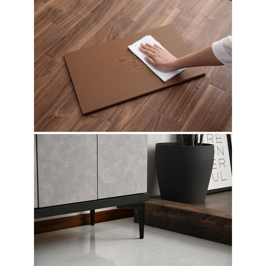 下駄箱 靴箱 国産 日本製 大川家具 幅75cm ロータイプ シューズ