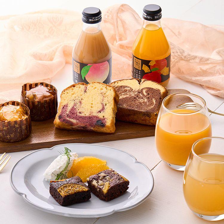 ホシフルーツ 彩り果実のカフェギフト A パウンドケーキ カップケーキ