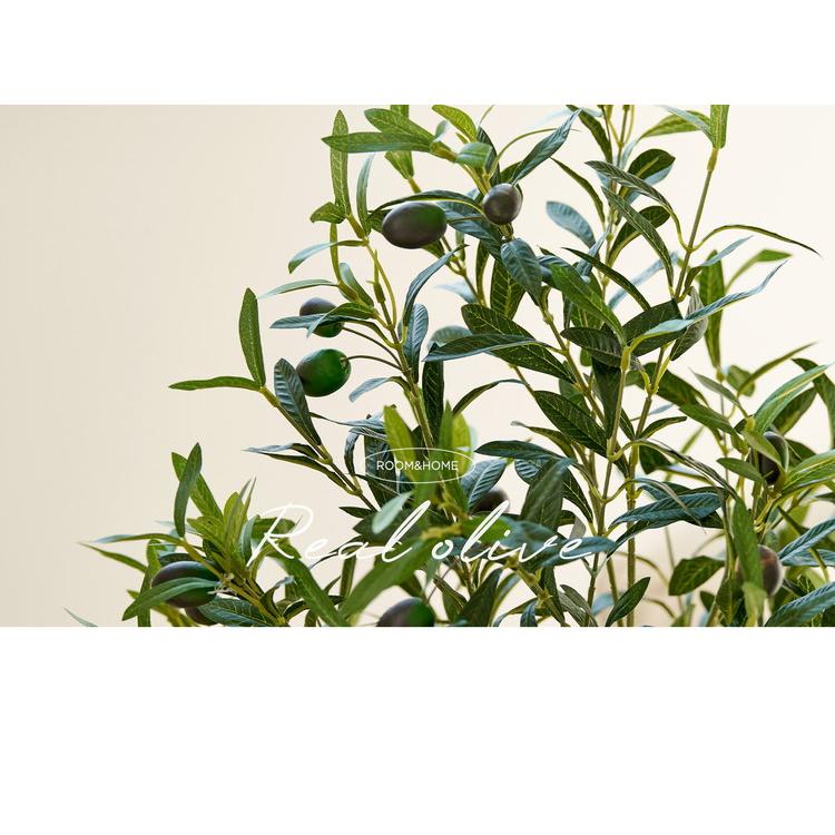 (引取り限定)オリーブの木 roommhome オリーブの木 180cm フェイクグリーン 人工観葉植物 造花