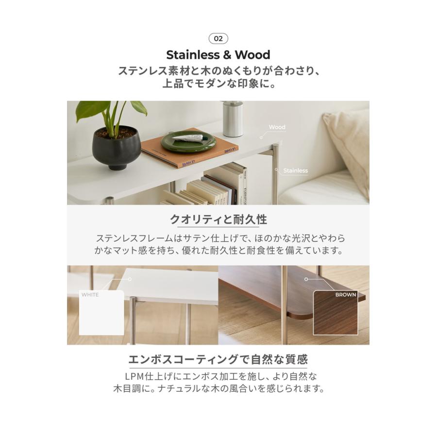 roomnhome ステンレス オープンラック バルトステンシェルフ 収納 幅