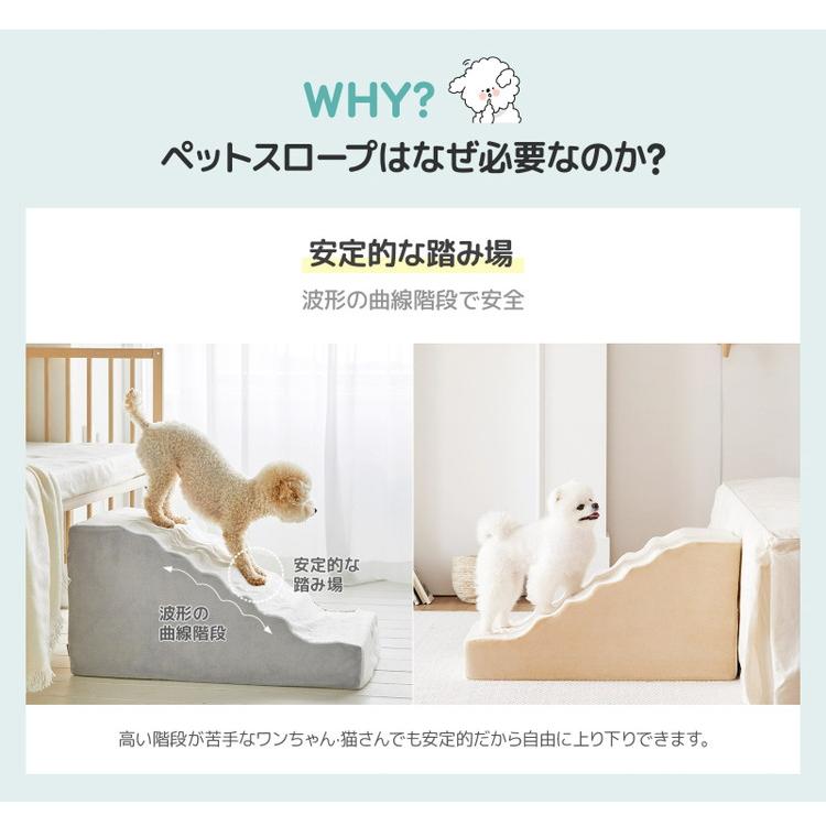 roomnhome ベーシックペットスロープ ステップ 犬用運動玩具 ペットステップ 犬 階段 ペット用 犬階段 犬用階段 犬用 代引不可 ...