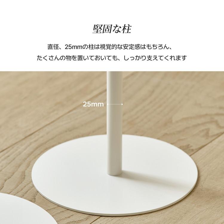 roomnhome サイドテーブル アイアン アンドラウンドテーブル 幅40cm 高