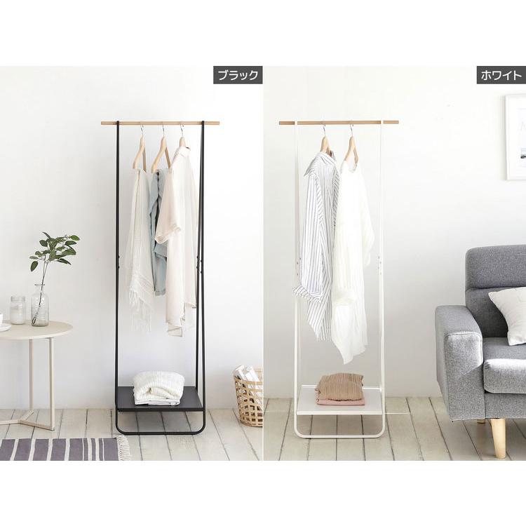 Roomnhome ハンガーラック 北欧 ノルディックハンガーラック 棚付き