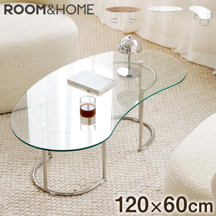 roomnhome×リコメン堂 ガラステーブル 幅120cm センターテーブル roomnhome×リコメン堂 ガラステーブル 幅120cm センターテーブル