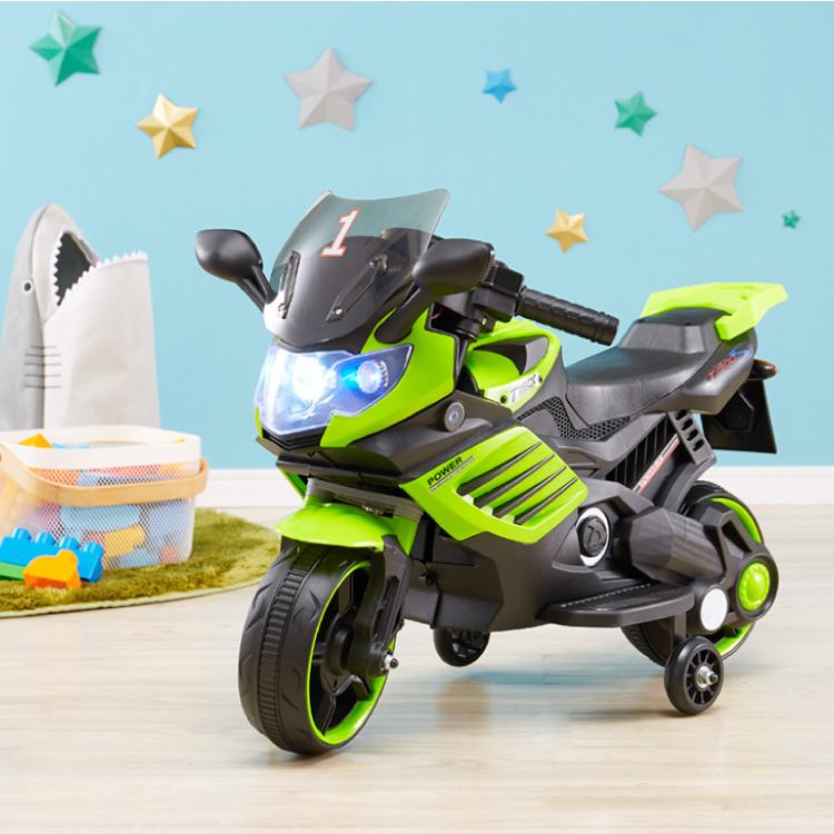 電動乗用バイク レッド ホワイト 充電器付き 子供用 乗用 プレゼント ギフト おもちゃ バイク カッコいい 充電式 ミニバイク ポケバイ