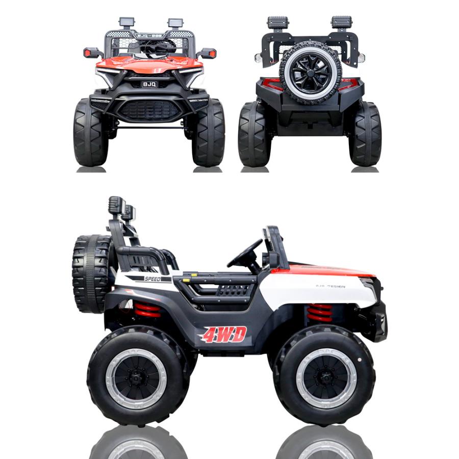 電動乗用カー モンスターバギー 4WD 2人乗り 四輪駆動 玩具 車