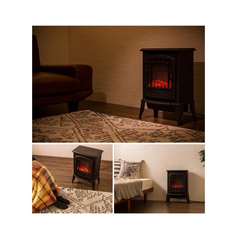 暖炉型ファンヒーター Bolivia ボリビア セラミックファンヒーター