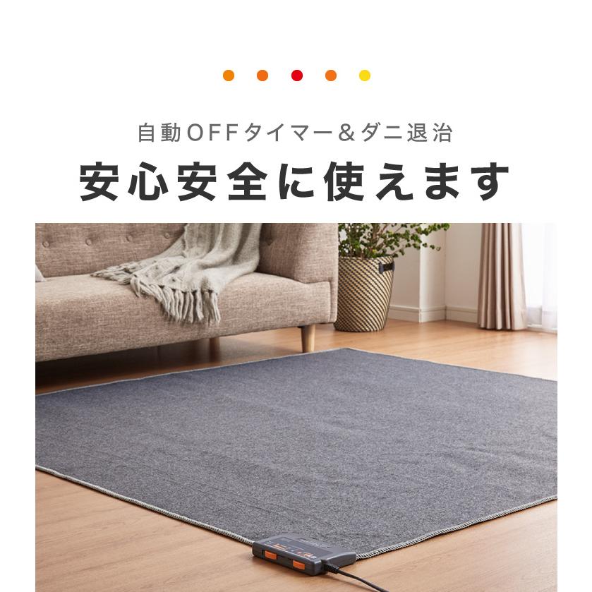 TEKNOS（テクノス） 2畳 ホットカーペット 省エネ 175×175 電気