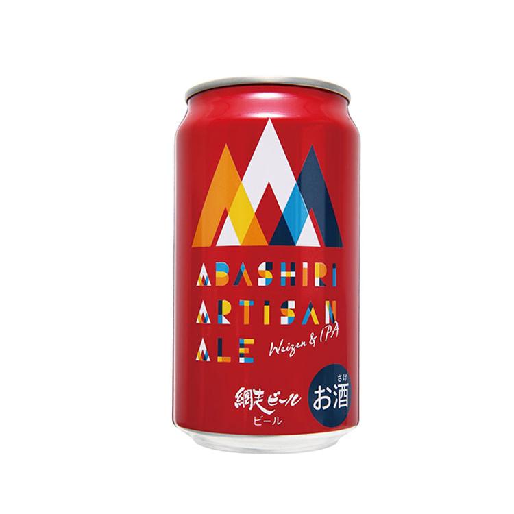 ABASHIRI Artisan Ale 1ケース 350ml 24本 ビール 発泡酒 網走ビール 北海道 網走 クラフトビール 日本 国産 缶 ヴァイツェン\u0026IPA 代引不可_4