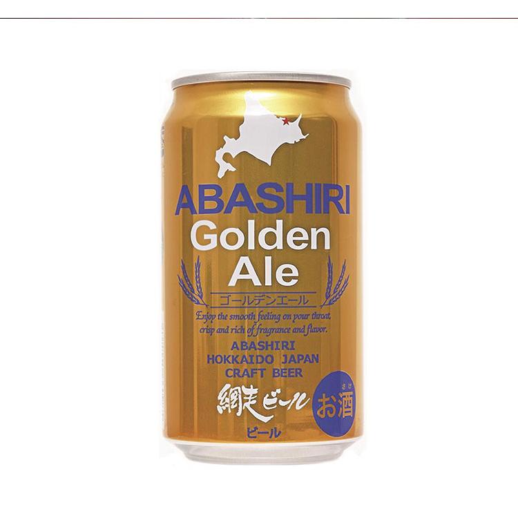 ABASHIRI Golden Ale 1ケース 350ml 24本 ビール 発泡酒 網走ビール 北海道 網走 クラフトビール 日本 国産 缶 ゴールデンエール 代引不可_4