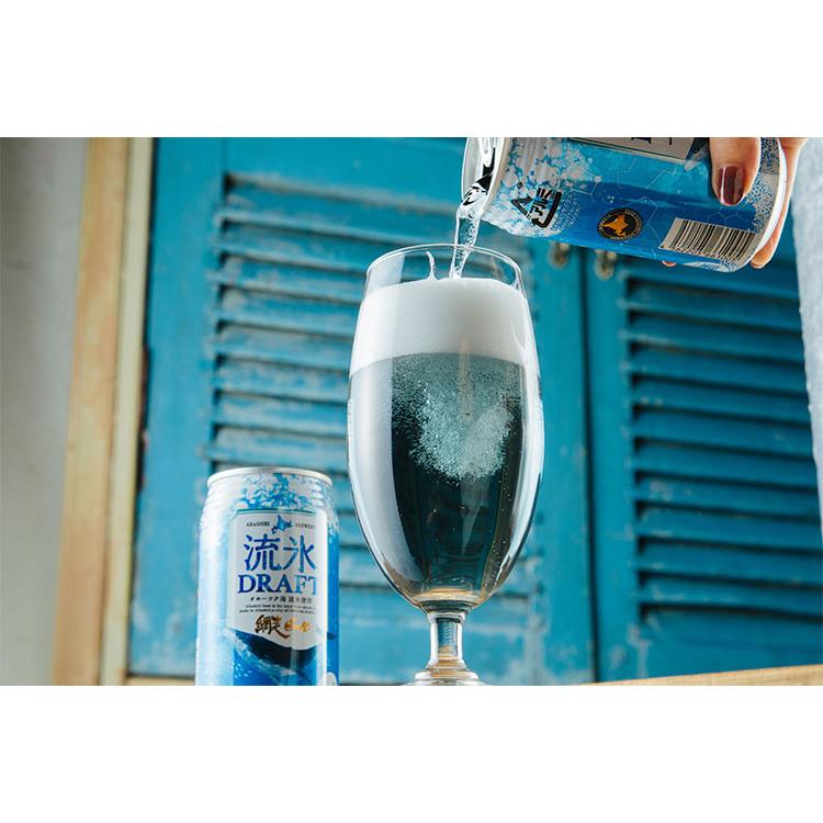 流氷ドラフト 缶 1ケース 350ml 24本 ビール 発泡酒 網走ビール