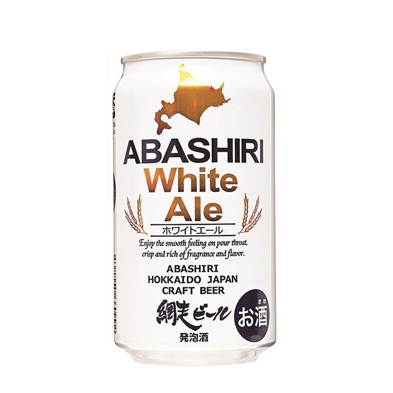 ABASHIRI White Ale 1ケース 350ml 24本 ビール 発泡酒 網走ビール 北海道 網走 クラフトビール 日本 国産 缶 ホワイトエール 代引不可_4