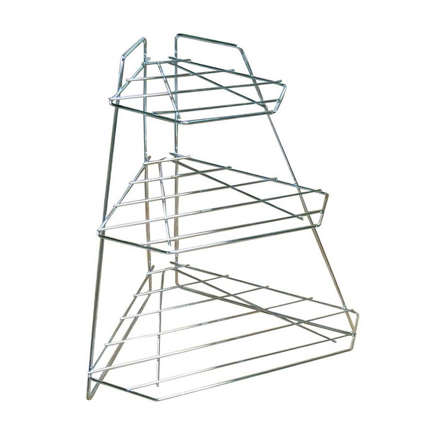 日本製 燕三条 コンロコーナーラック 3段 完成品 鍋フライパン収納