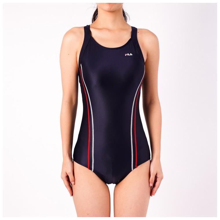 FILA fila フィラ 無地ワンピース水着 フィットネス エクササイズ