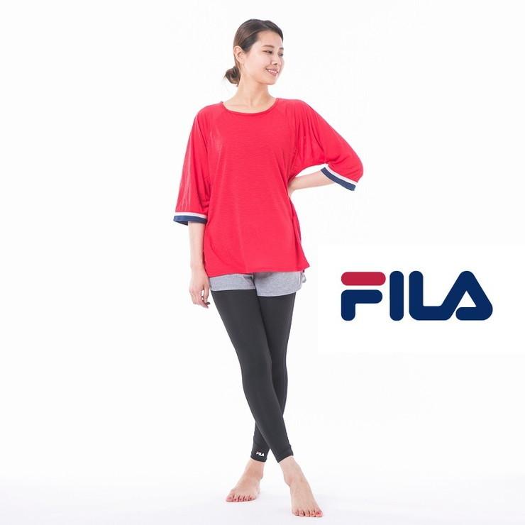 Fila Fila フィラ 水陸両用 ホットヨガ4点セット ヨガ スポーツ ジム ウェア スポーツウェア ジムウェア