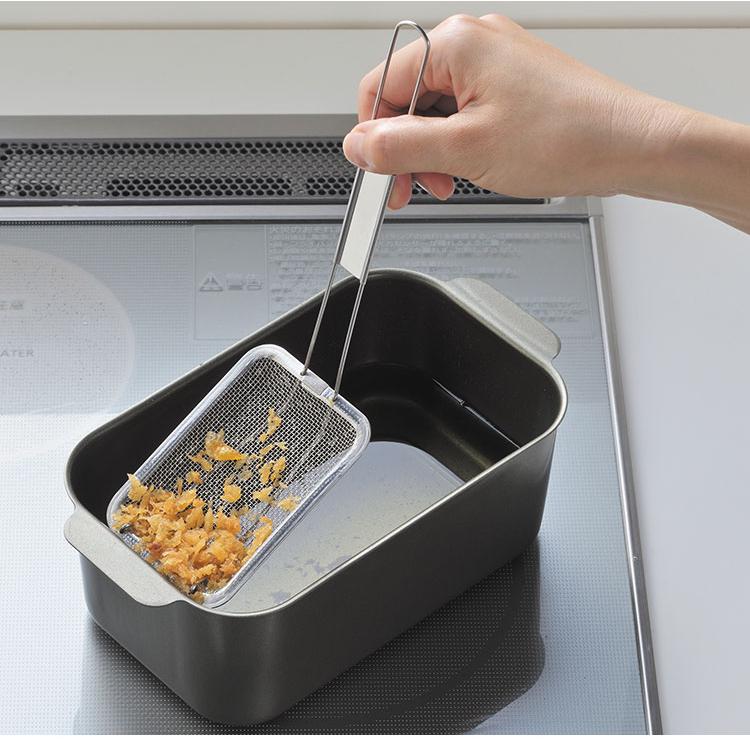 日本製 天ぷら 油きり すくい 角型 TM-09 天ぷら名人 タマハシ 日本製 天ぷら 油きり すくい 角型 TM-09 天ぷら名人 タマハシ