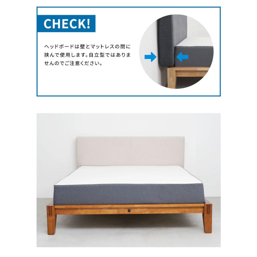 gugu sleep ヘッドボード ダブル 後付けヘッドボード おしゃれ シンプル グーグー グーグースリープ クッション 後付け 代引不可｜recommendo｜06