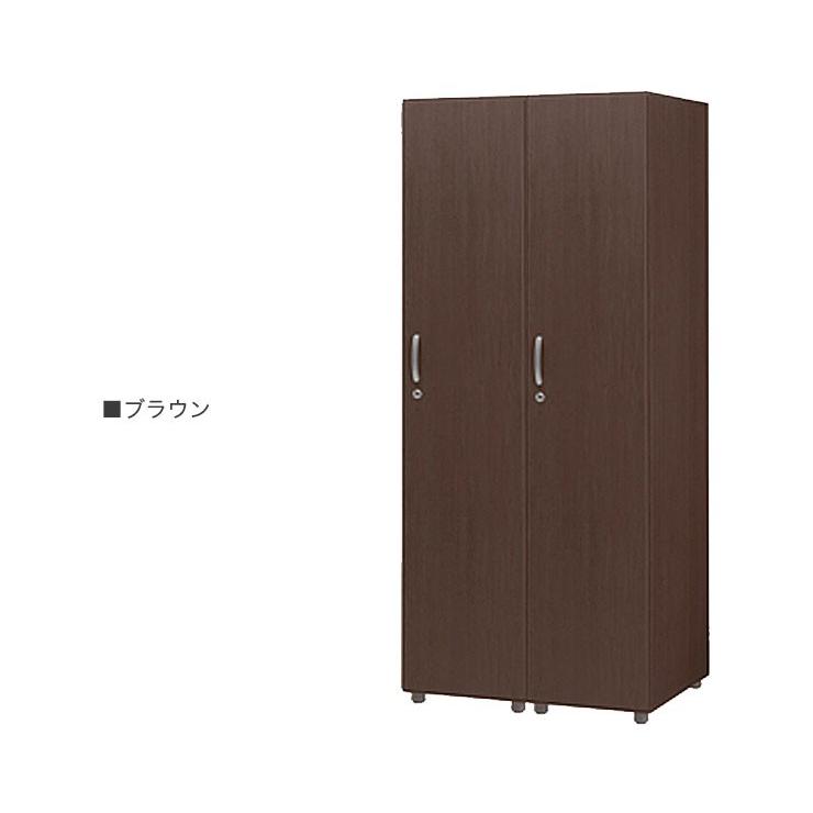 木製 ジョイントロッカー 1人用 1段 連結用 ハンガーラック 衣類収納 ロッカー 代引不可_2