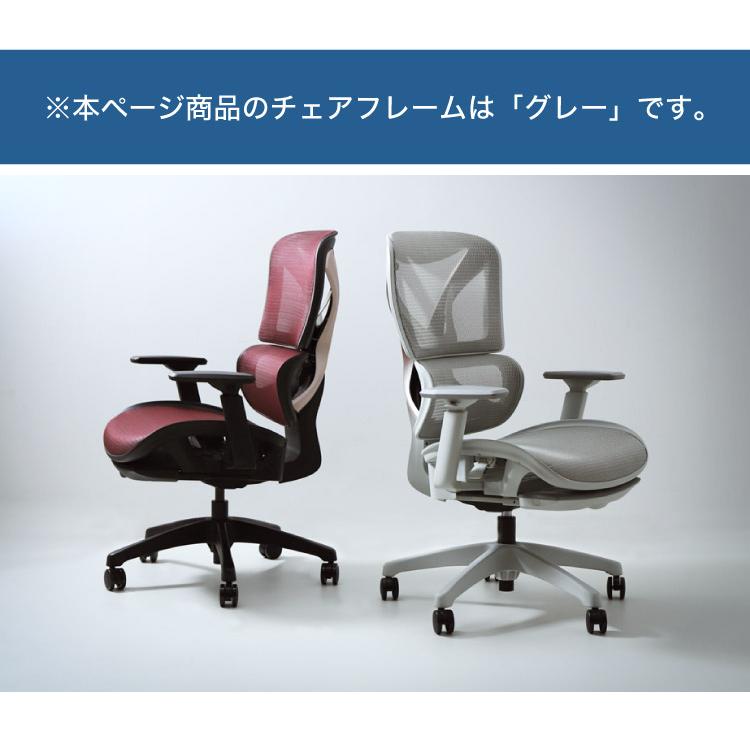 オフィスチェア 高機能チェア グレーフレーム ヘッドレストなし オフィスチェア 高機能チェア グレーフレーム ヘッドレストなし
