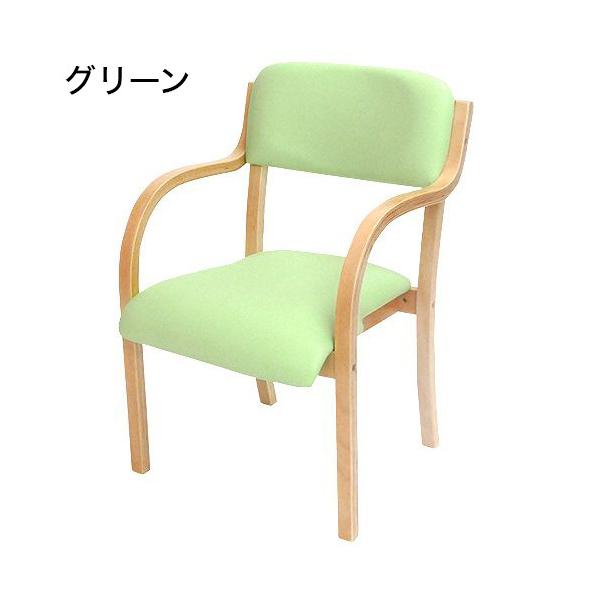 SK DC XS8 4脚 ダイニングチェア ナチュラル＊グリーン SK DC XS8 4脚