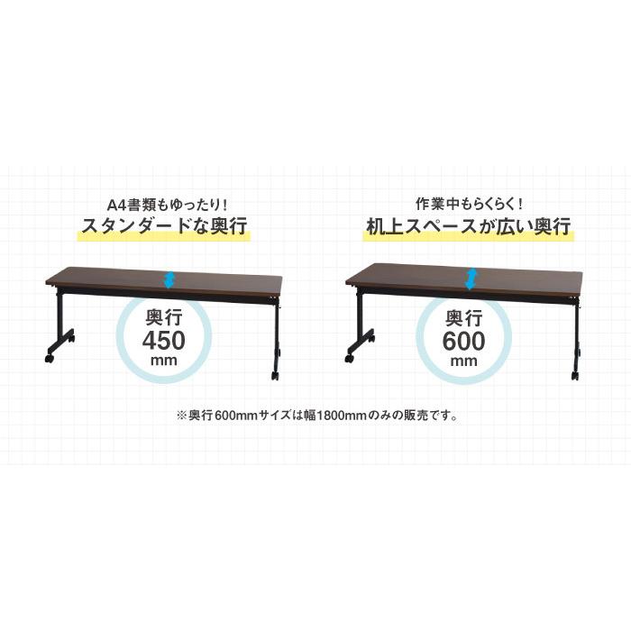 折り畳みテーブル　幅120 奥45 高さ70cm　フォールディングテーブル 法人様限定販売 フォールディングテーブル 幅120×奥行き45cm