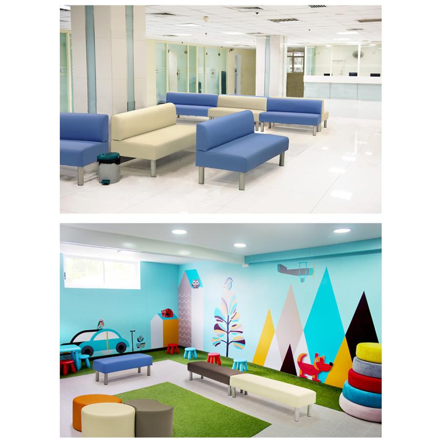 法人様限定販売 ロビーベンチ 幅180cm 三人掛け 背もたれあり ロビー