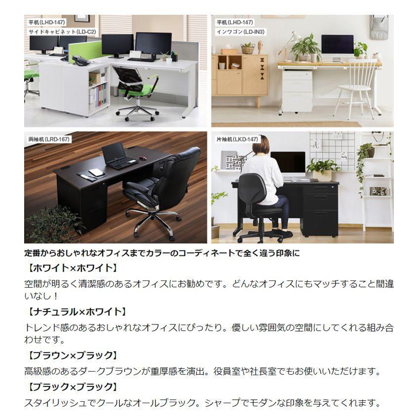 事務机　両袖　幅160cm　オフィスデスク　スチール製 オフィスデスク スチールデスク 事務机 PLUS/SHデスク 両袖机