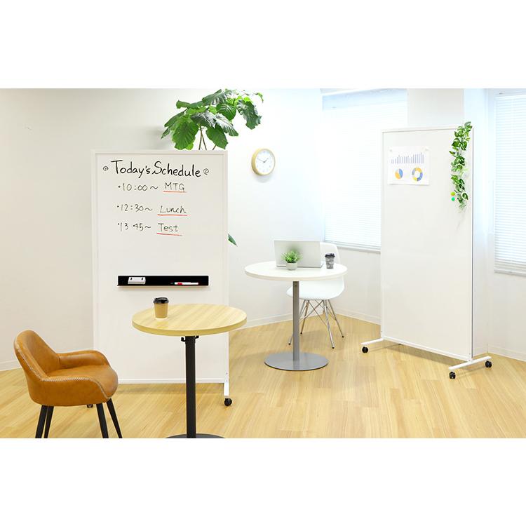 法人様限定販売 パーテーション ホワイトボードタイプ 両面 キャスター 