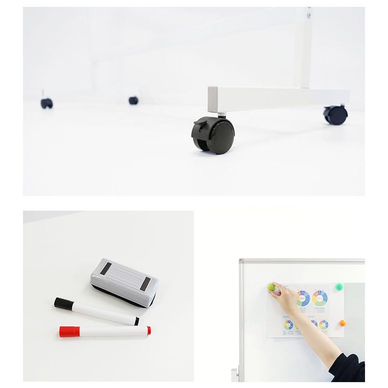法人様限定販売 ホワイトボード 脚付 両面タイプ 幅188cm 180×90