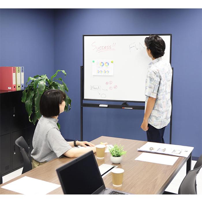 法人様限定販売 ホワイトボード 脚付 両面タイプ 幅188cm 180×90