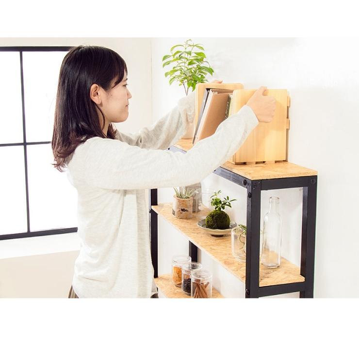 ブックスタンド 同色2個セット 本立て スライド 木製 おしゃれ 卓上