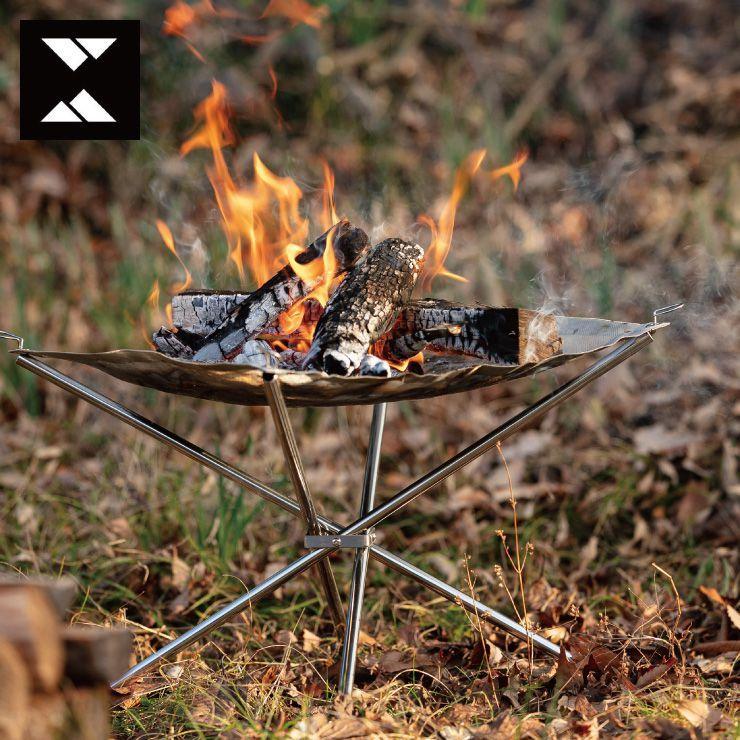 Un Usual アニュージュアル 焚き火スタンド 耐荷重5kg 焚き火台 コンパクト 軽量 メッシュ ソロキャンプ ツーリング アウトドア 9t Fs21 40 リコメン堂 通販 Yahoo ショッピング