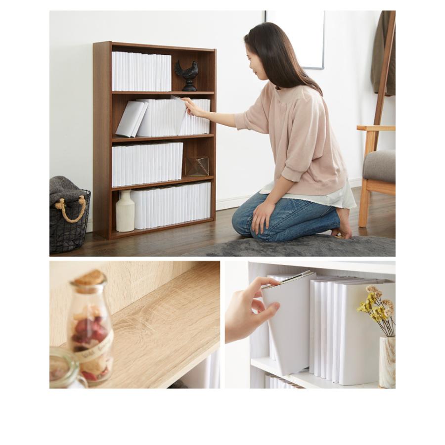 本棚 スリム 幅60cm 奥行17cm 薄型 省スペース 大容量 木目調 漫画