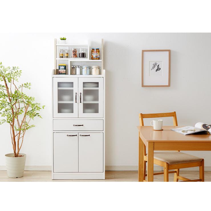 【新品・未使用】　調味料ラック　スパイス収納　カウンター上収納 調味料ラック 手元が隠せるカウンター上収納 幅45cm （ ラック