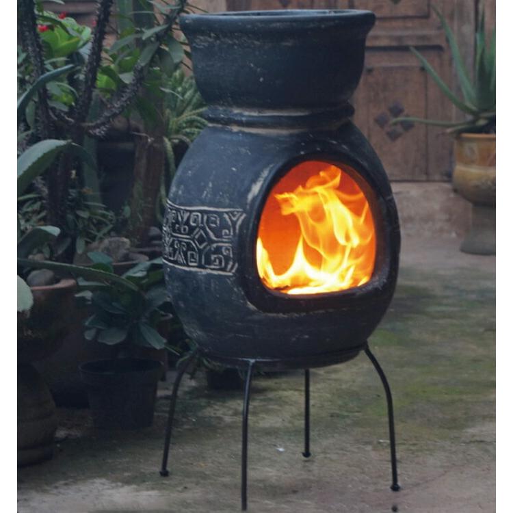 チムニー ガーデンストーブ メキシコ製 MCH8880 BBQ ホームパーティー