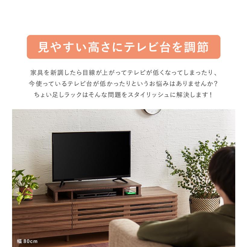 完成品 ちょい足しラック プラス 幅60cm テレビ台 収納 配線収納 背面