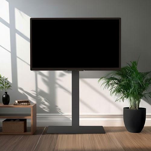 深井無線 24~50v型対応 壁寄せTVスタンド フラットベースタイプ 自立式