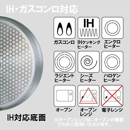 ガストロラックス バイオタンBIOTAN IH・ガス対応深型フライパン 20cm