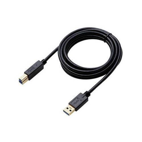 elecom エレコム USB3.0ケーブル A-Bタイプ AV売場用 2.0m ブラック DH-AB3N20BK 代引不可