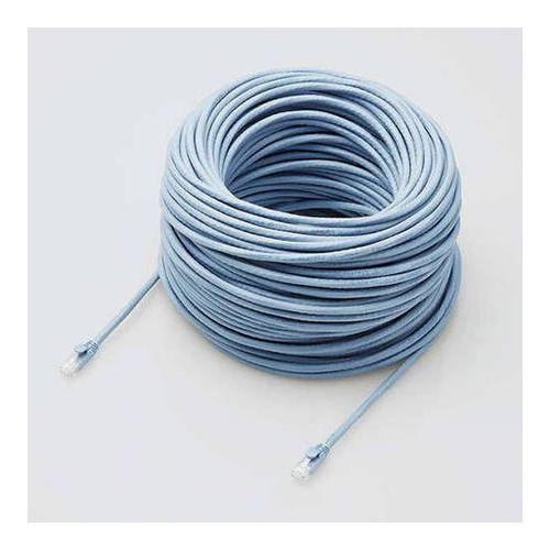 elecom エレコム LANケーブル CAT6A対応 EU RoHS指令準拠 ツメ折れ防止カバー 70m 単線 ブルー LD-GPAT BU70 RS 代引不可