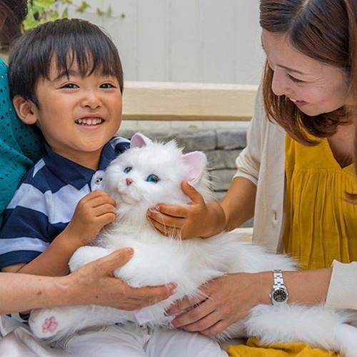 デジレクト しっぽふりふり あまえんぼうねこちゃん アイスグレー
