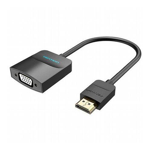 VENTION HDMI to VGA 変換ケーブル 1方向タイプ イヤホンジャック付