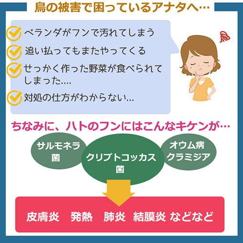 ニッショウ機器 鳥さん避けテク スプレー500ml NSKK-035 代引不可｜recommendo｜04