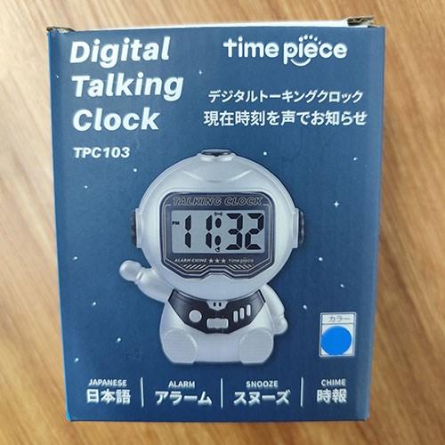 Time Piece タイムピース トーキングクロック ボタンを押すと現在時刻