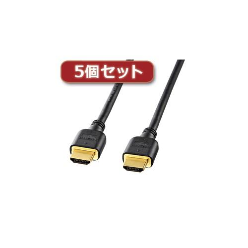 5個セット サンワサプライ ハイスピードHDMIケーブル KM-HD20-30HX5 KM-HD20-30HX5 パソコン サンワサプライ