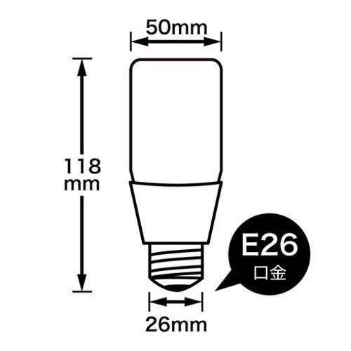 5個セット YAZAWA T形LED 100W形 E26 電球色 LDT13LGX5 代引不可_2