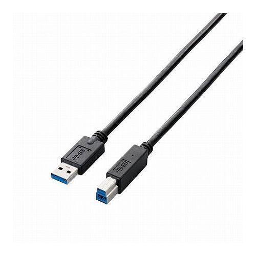 5個セットエレコム A to Bケーブル/3.0m/RoHS/簡易パッケージ/ブラック USB3-AB30BK/RSX5 代引不可