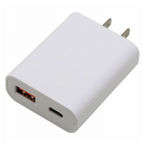 5個セット imprinc PD対応Type-C 1USBポート平型AC18W WH IAC1CUPD18WHX5 代引不可